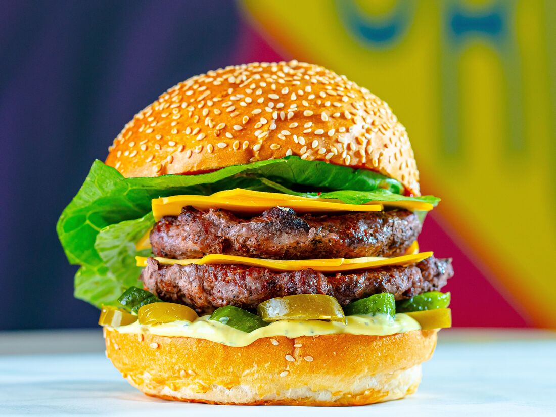 Feuerprobe Burger mit Jalapeños